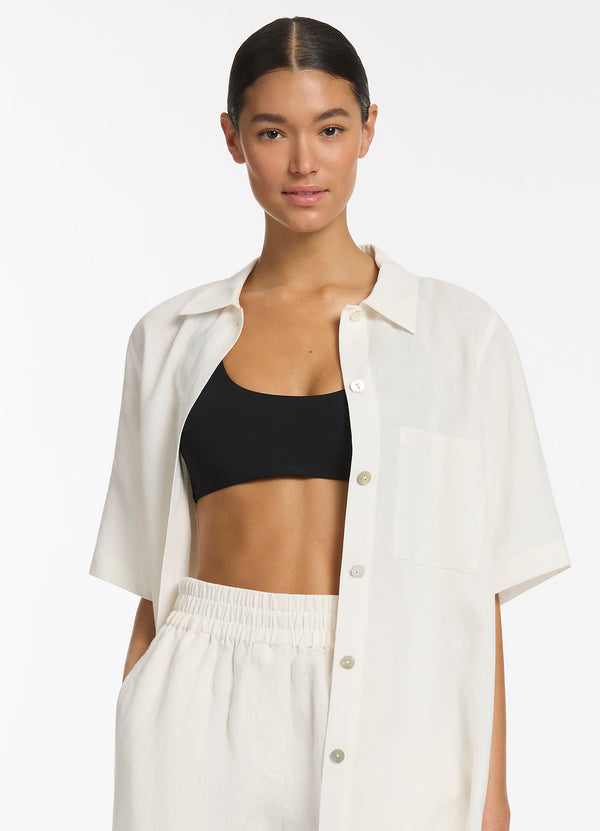 Jetset Short Sleeve Shirt - Chalk