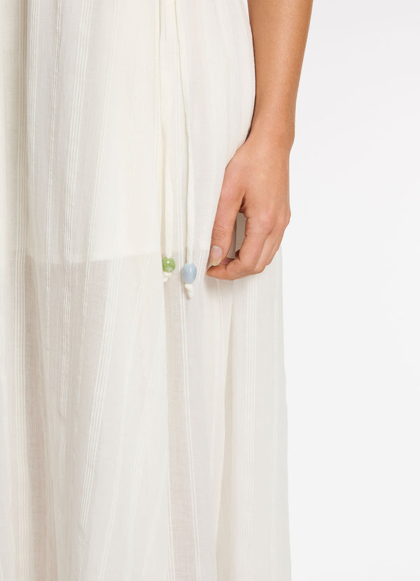Lotus Maxi Dress - Cream