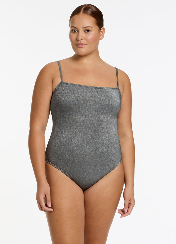 Lumen Minimal Tank One Piece - Silver