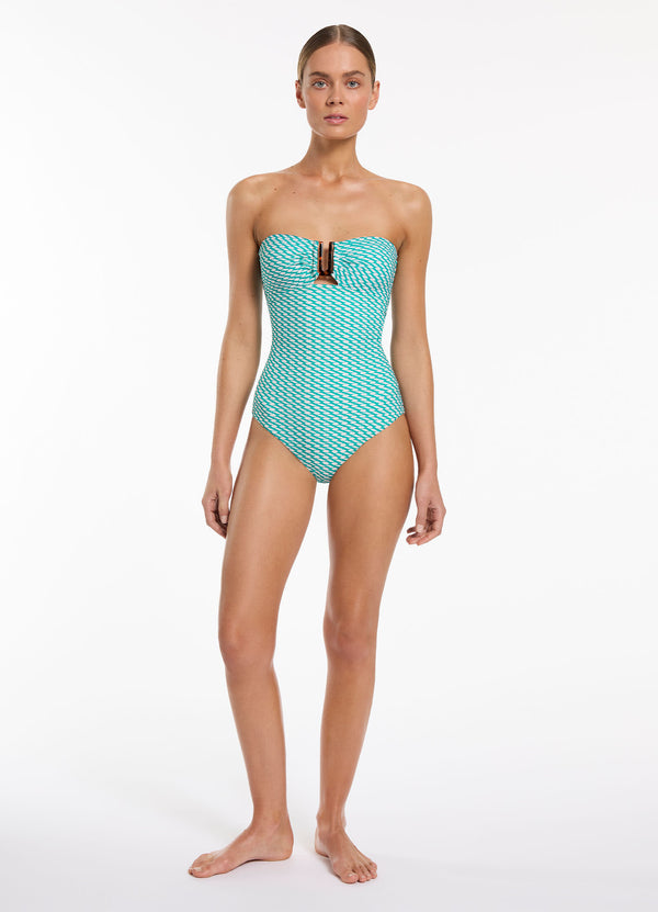 Asceno Bandeau One Piece - Mineral