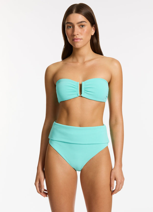 Isla Rib U Trim Bandeau Bikini Top - Dolce