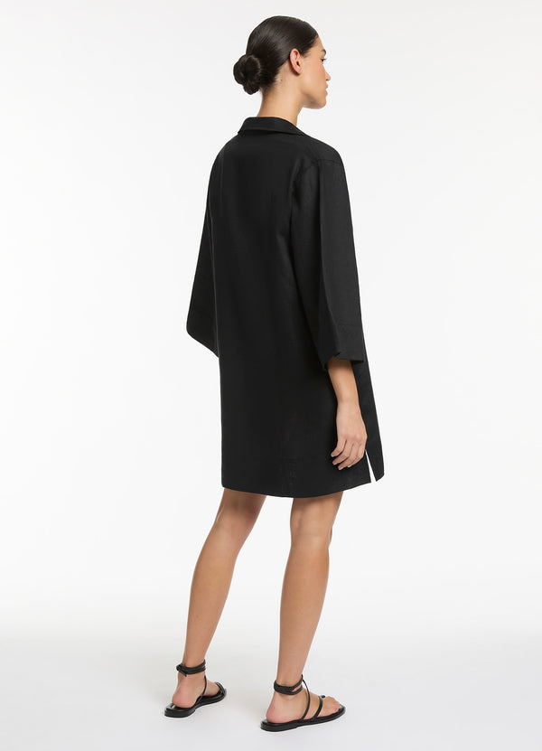 Jetset Pullover Kaftan - Black