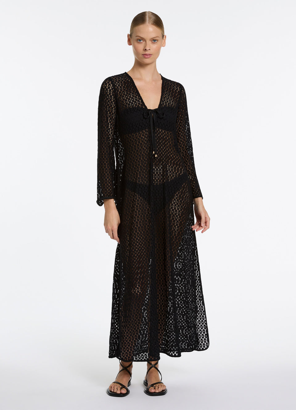 Jets Australia Stretch Lace Maxi Kaftan
