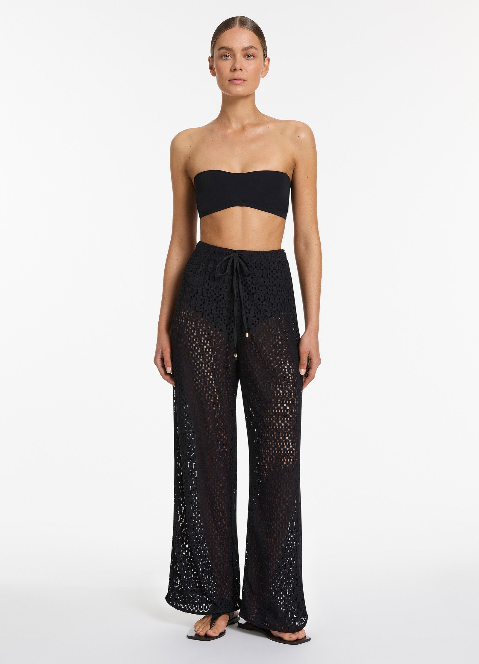 Jetset Stretch Lace Pant - Black – JETS US
