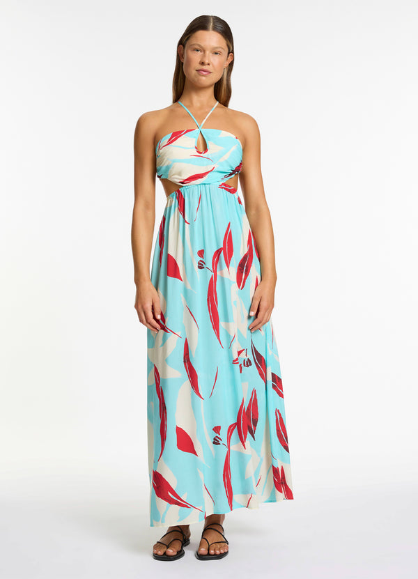 Fauna Gathered Maxi Dress - Dolce