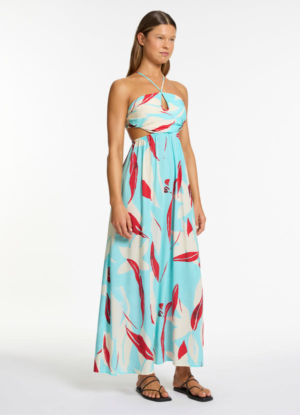 Fauna Gathered Maxi Dress - Dolce