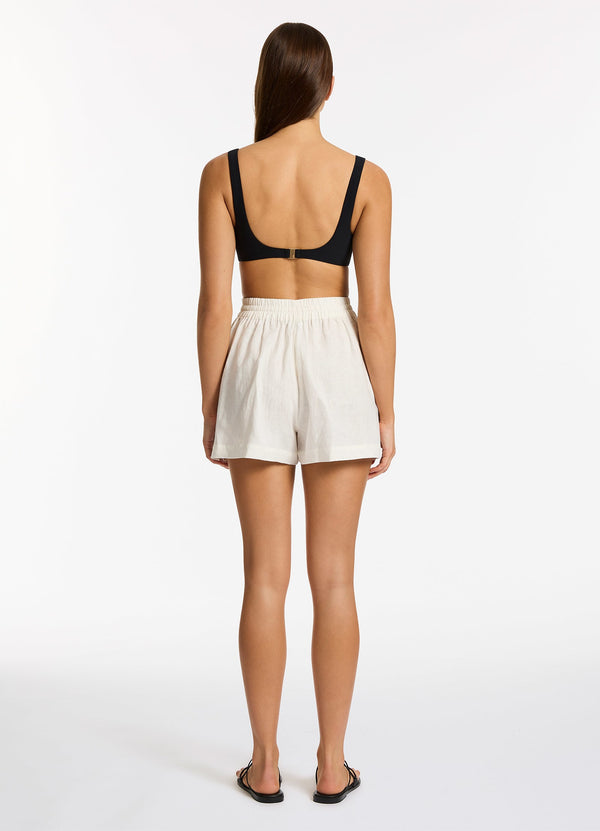 Jetset Elastic Waist Short - Cream