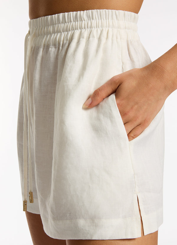 Jetset Elastic Waist Short - Cream