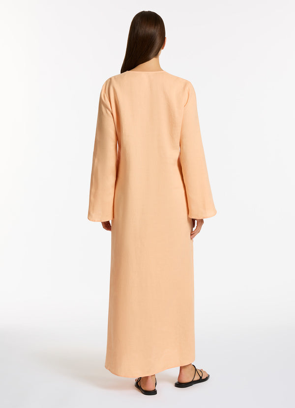 Mattala Maxi Kaftan - Peach