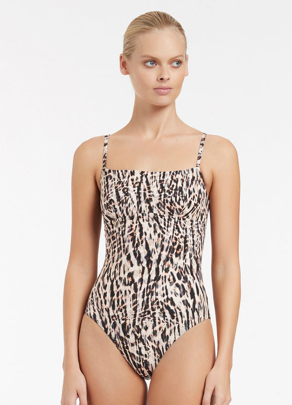 Sahara Tank One Piece - Black