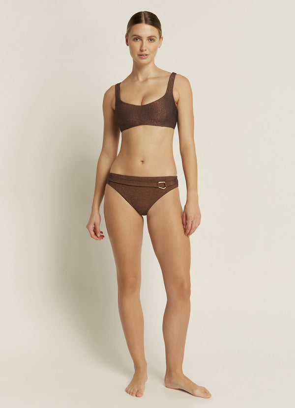 Paloma Mid Pant - Black/Copper