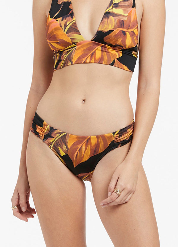 Palmas Ruched Hipster  - Black