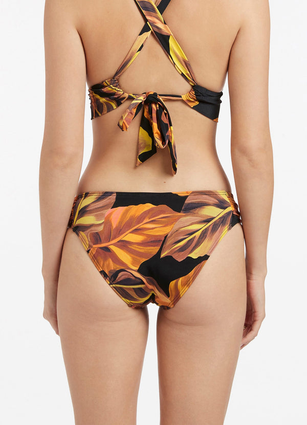 Palmas Ruched Hipster  - Black