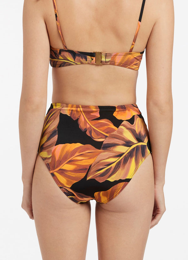 Palmas Twist Front Pant - Black