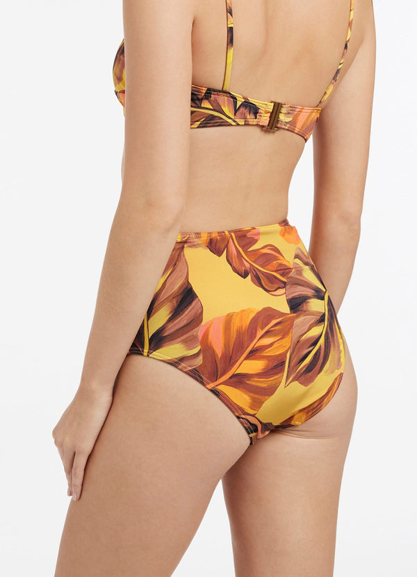 Palmas Twist Front Pant - Citrus