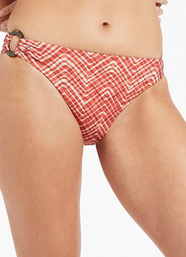 Bonita High Leg Bikini Bottom - Maple