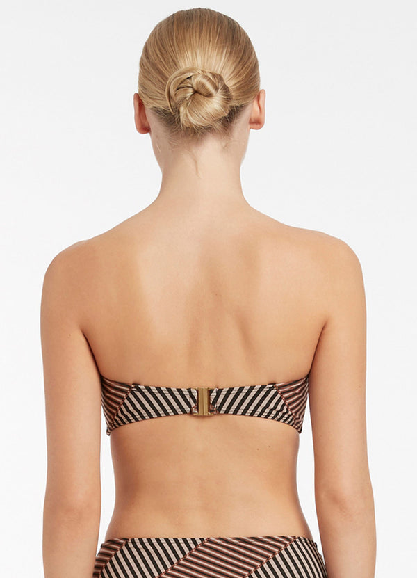 Raya Bandeau Top - Tobacco