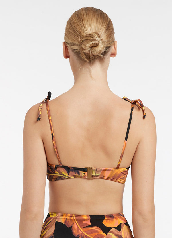 Palmas Twist Front Top - Black