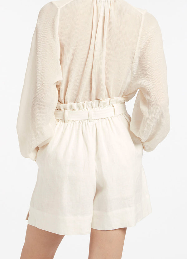 Jetset Highwaist Short - Cream