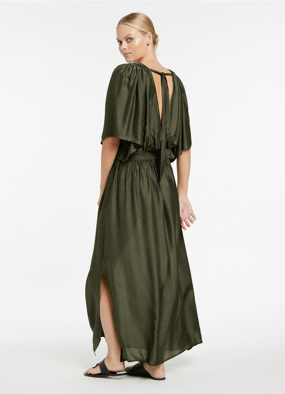 green dress jet set Jet Set - Women's Green Midi Dress